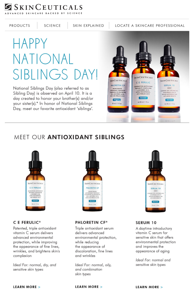 An email dedicated to Siblings Day An email dedicated to Siblings Day