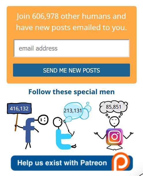 Social media counts and an email subscription form on a website