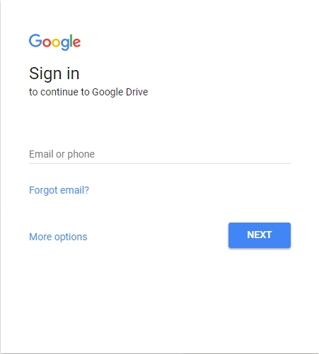 Iniciar sesión Inicie sesión para continuar a Google Drive