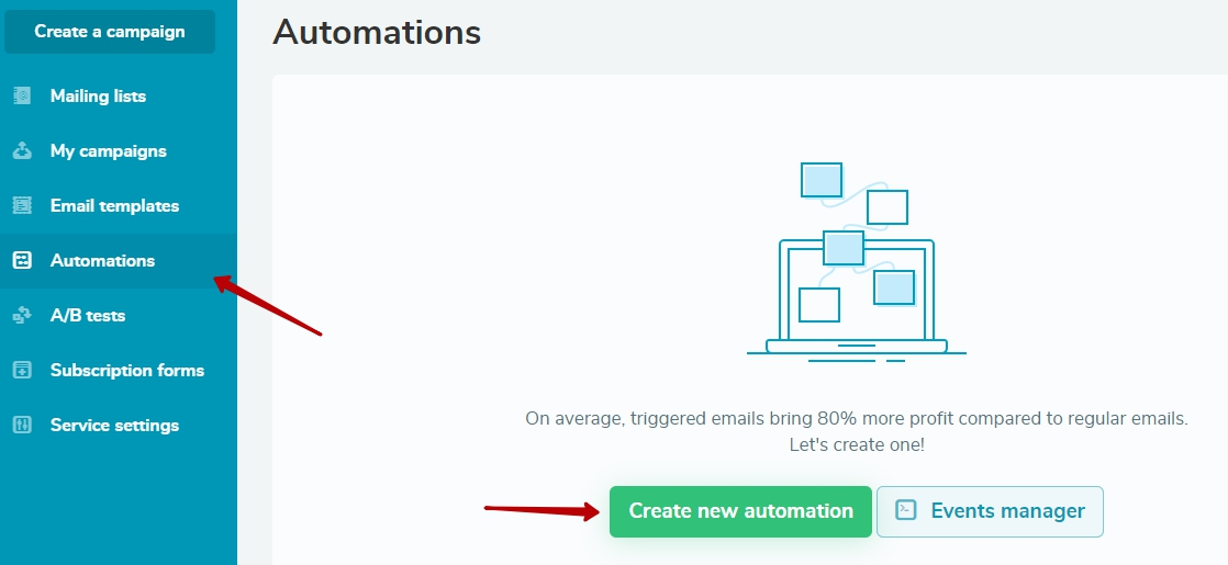 Go to Automations