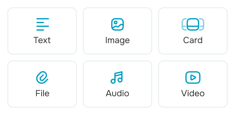 different types of content