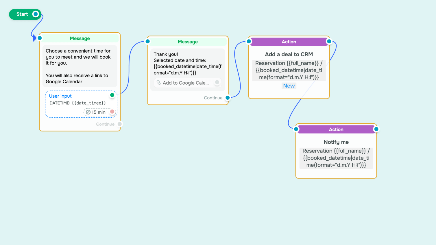 Link a Google Calendar