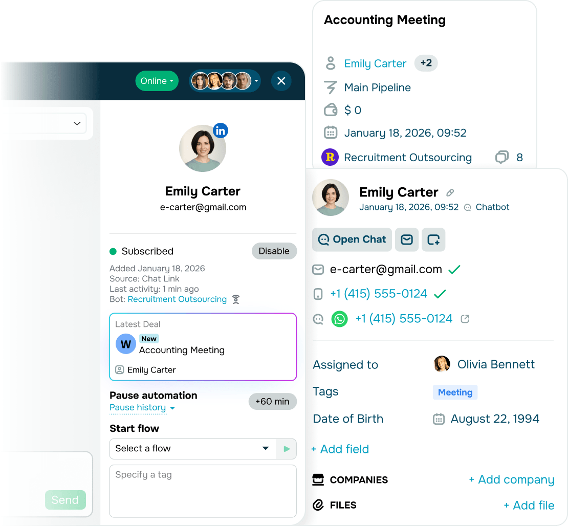 Keep deals moving through your pipeline