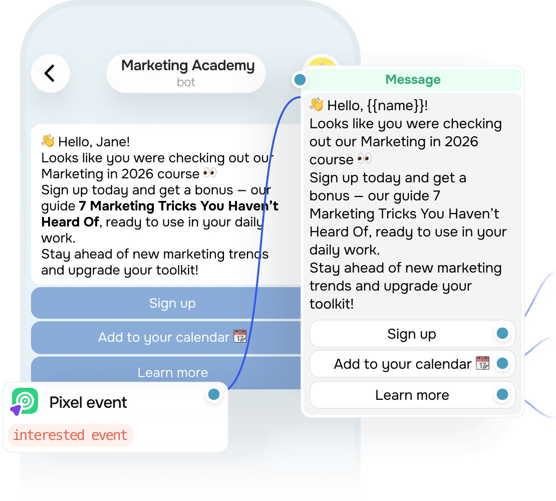 Lancia flussi di chatbot