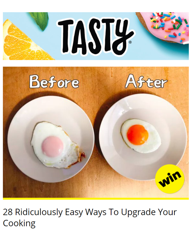 Promotional email from BuzzFeed