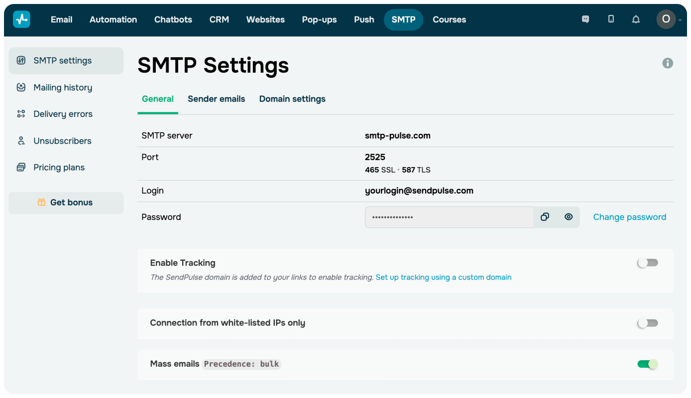 Server SMTP per l'email marketing