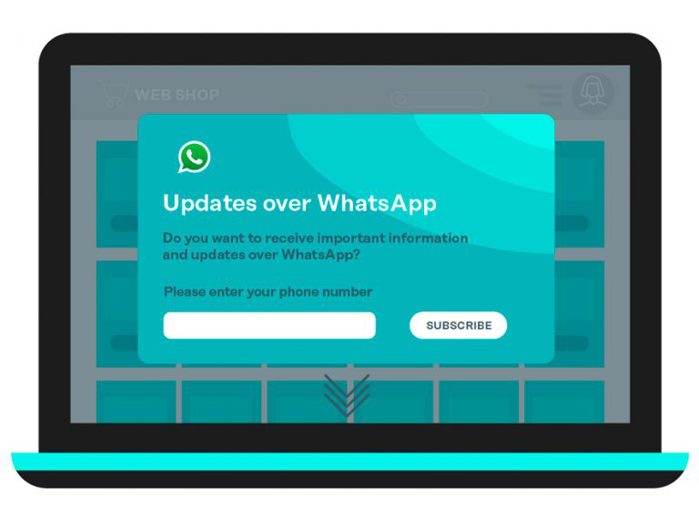 Opt-in subscription from to WhatsApp