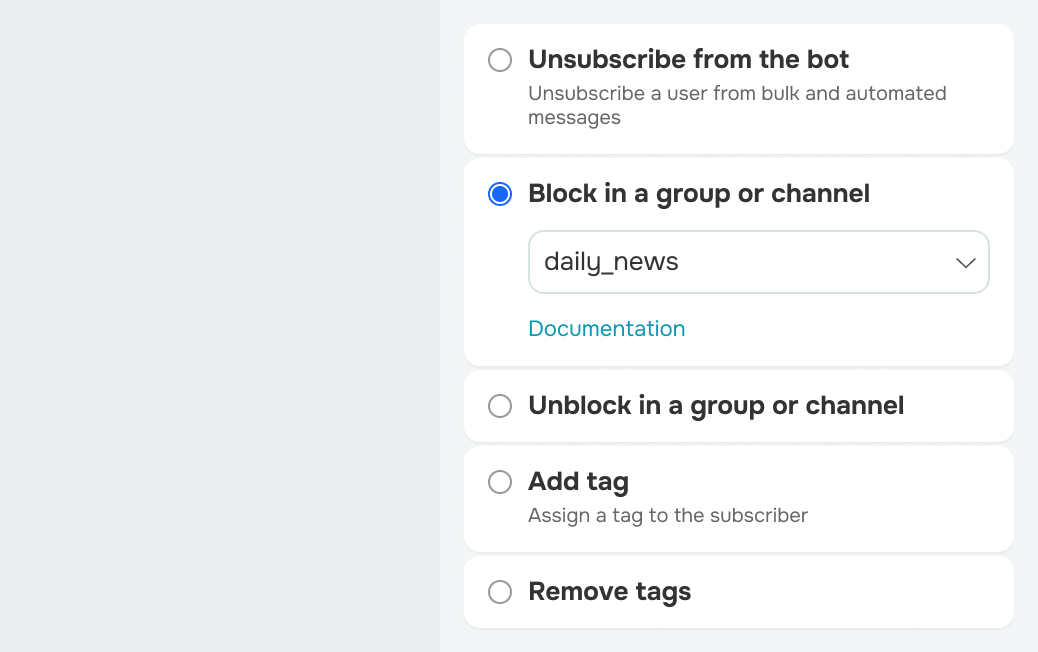 Automatizza la gestione del tuo canale e gruppo