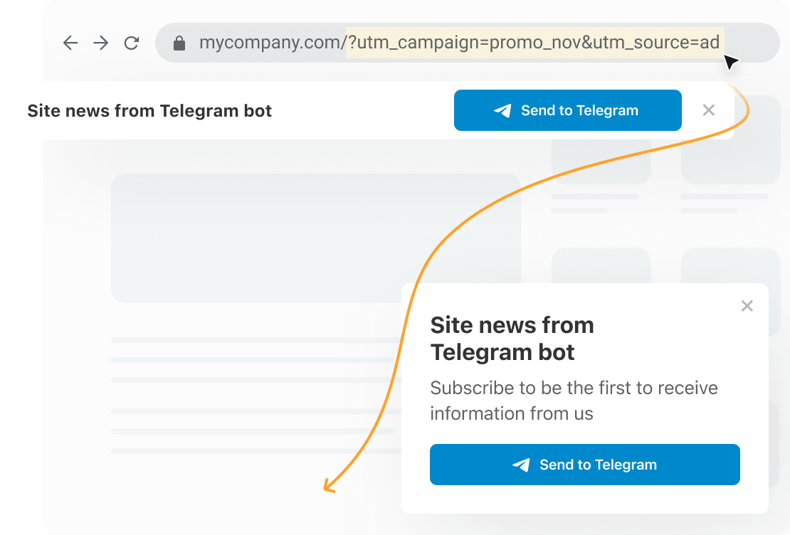 Assegna tag e variabili UTM agli iscritti al chatbot