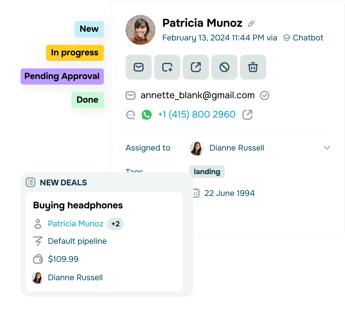 Autosync deals with your CRM system