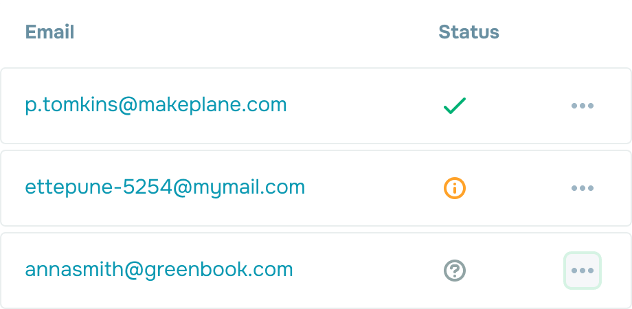 Verifica d'indirizzo email singolo Immagine 1