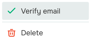 Verifica d'indirizzo email singolo Immagine 2