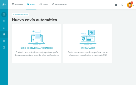 webpush automations