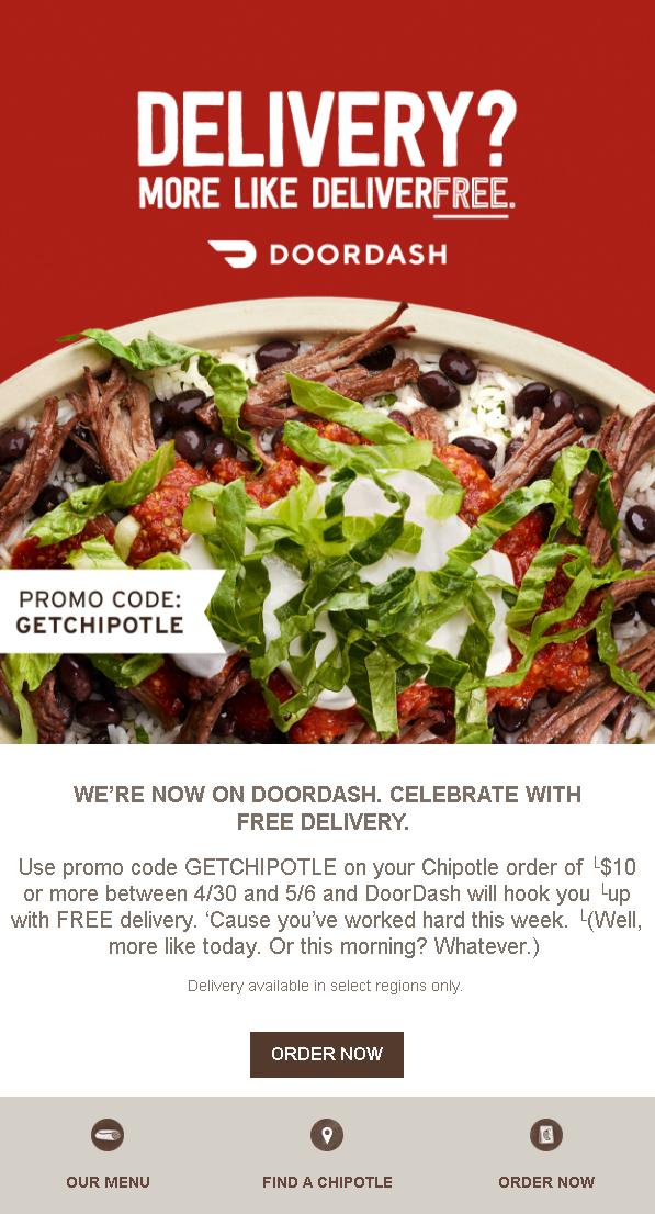 free delivery