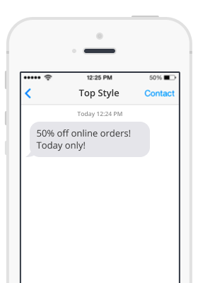 sms campaign example