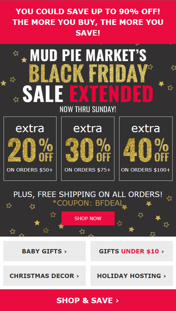 black friday email example