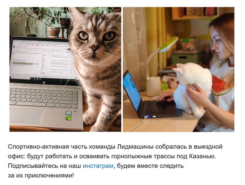 «Лидмашина» переводит подписчиков в Instagram