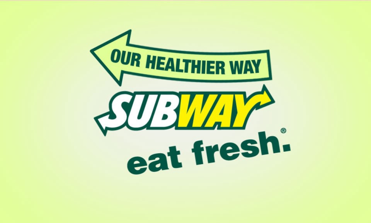 Один из слоганов Subway