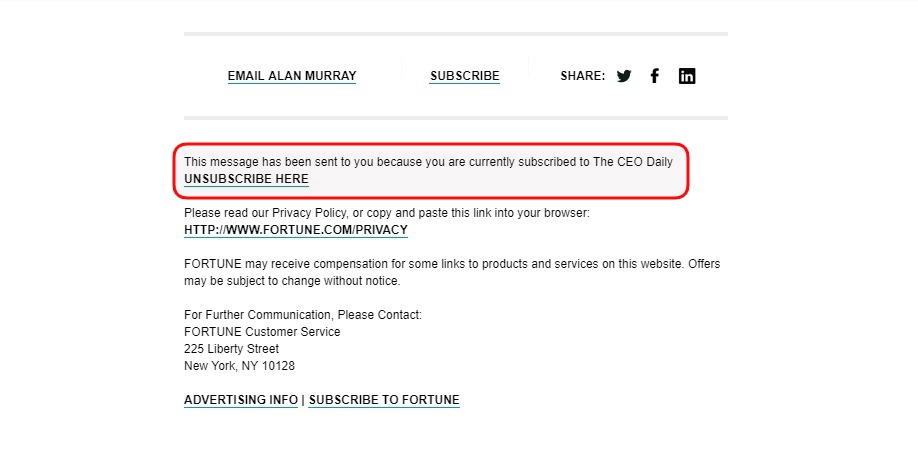 he reason why the user received that email