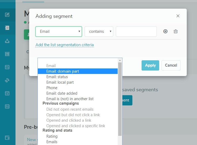 Select the value Select the value