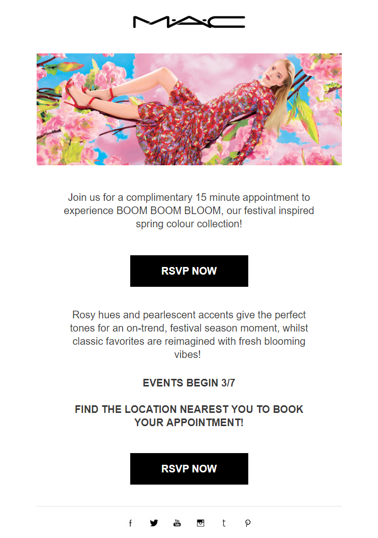 Event invitation email Event invitation email