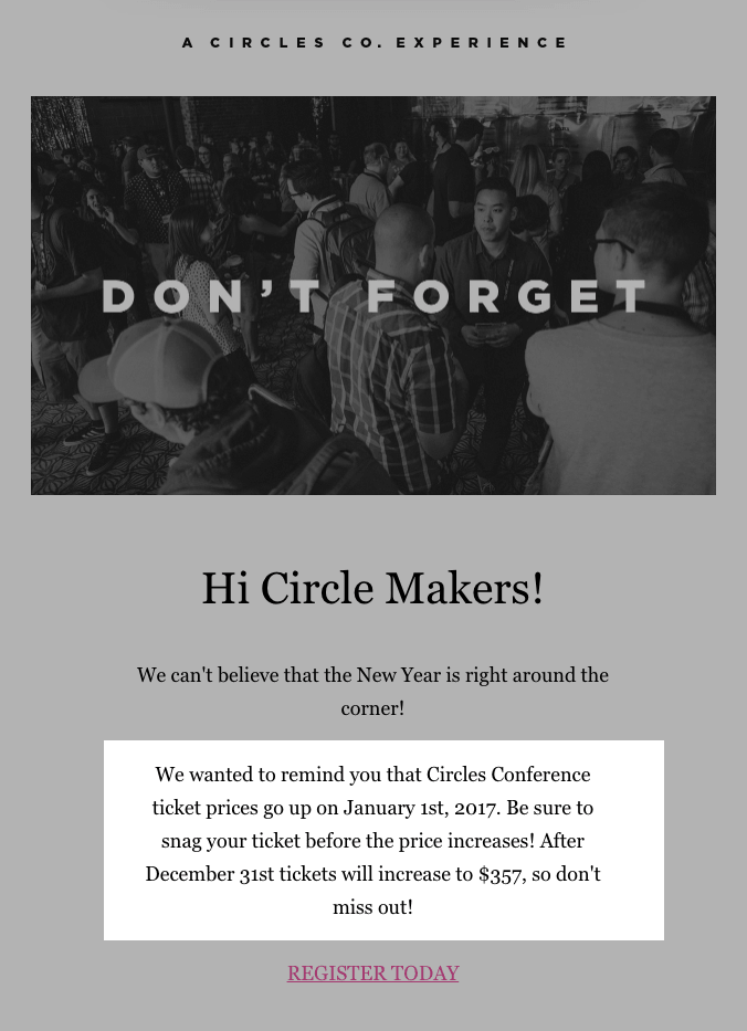 Event promotion