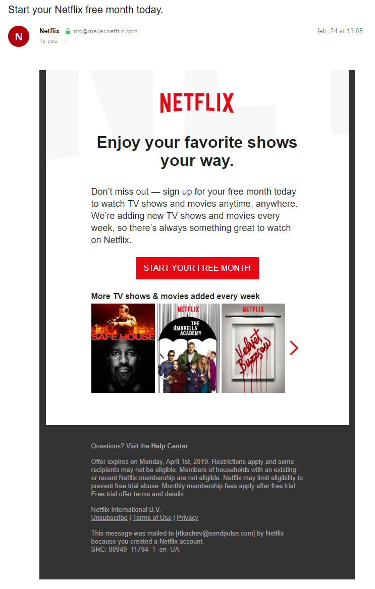 Follow-up email Follow-up email