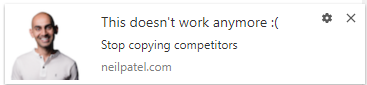 Web push marketing