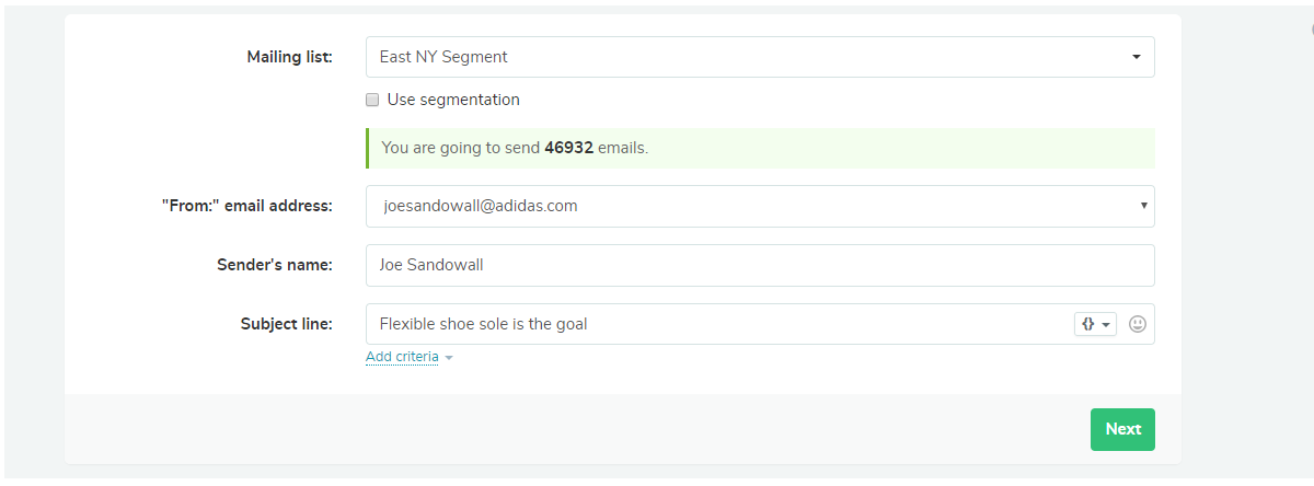 Create a campaign