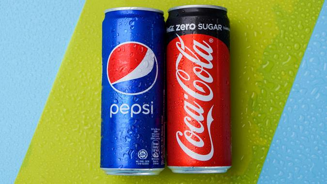 Coca-Cola and Pepsi