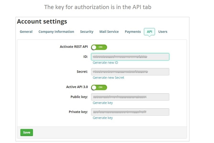 Activate REST API