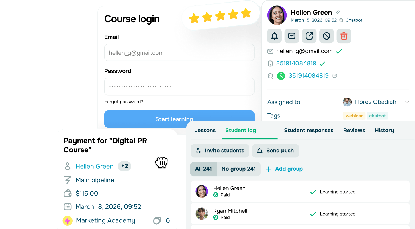 Online course builder