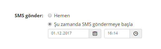 panel send sms