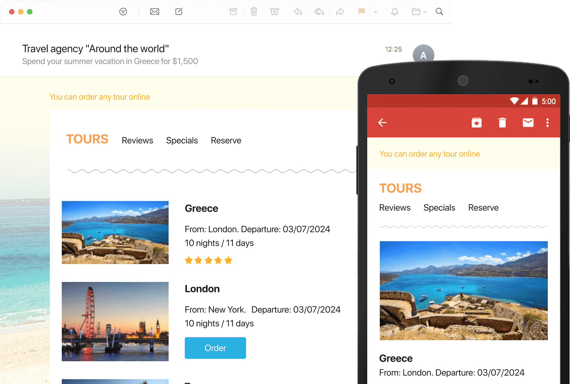 email template example